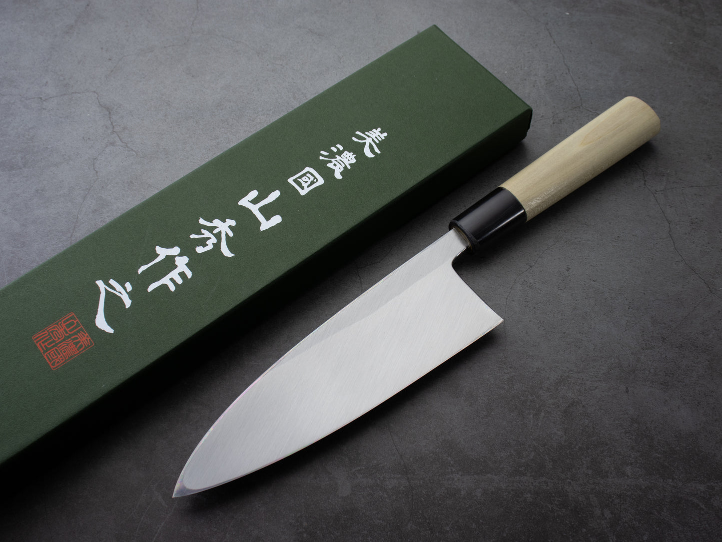 Japanese Deba Knife "TAKE" White Steel MinonoKuni Yamahide