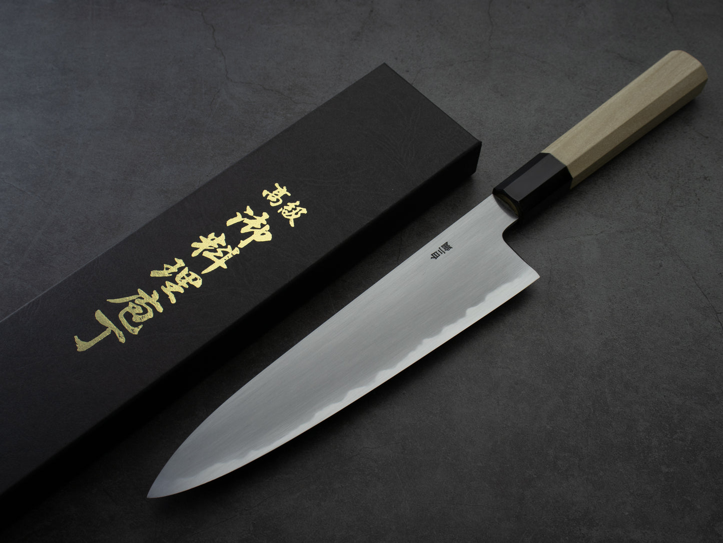 Japanese Gyuto Knife "YUKISHIRO" White Steel MinonoKuni Yamahide