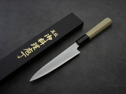 Japanese Petty Knife "YUKISHIRO" White Steel MinonoKuni Yamahide