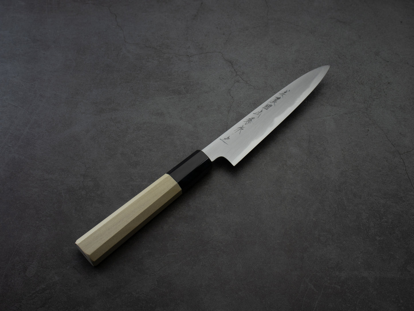 Japanese Petty Knife "YUKISHIRO" White Steel MinonoKuni Yamahide