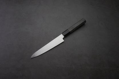 Japanese Petty Knife "KAGEROU" Damascus/Super Gold 2 (SPG2) 5.9 in (150 mm) #3020 MinonoKuni Yamahide