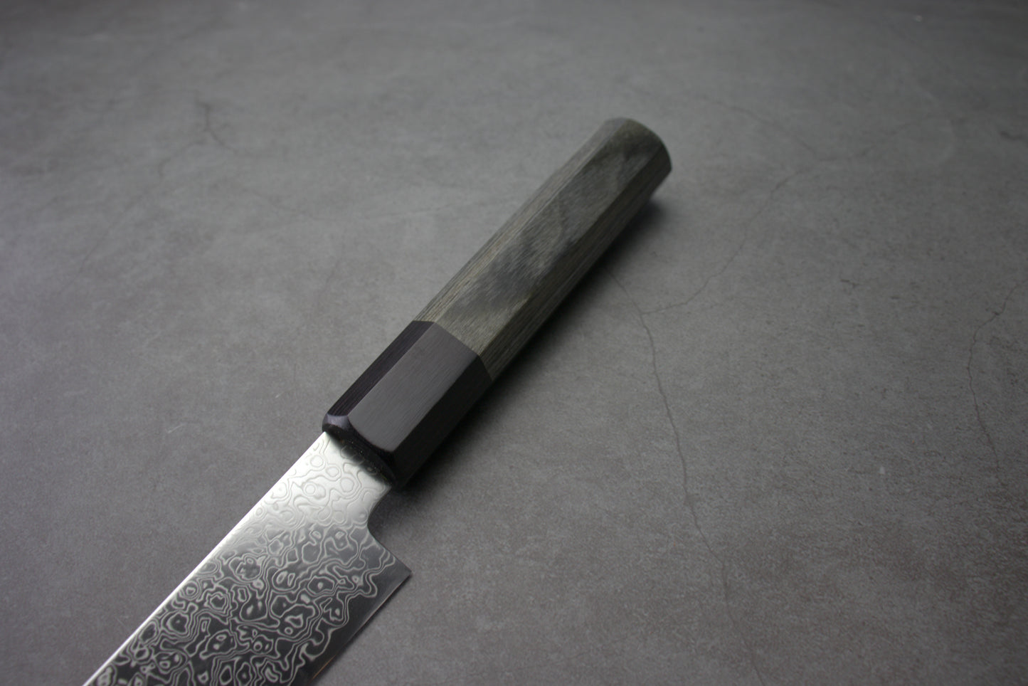 Japanese Petty Knife "KAGEROU" Damascus/Super Gold 2 (SPG2) 5.9 in (150 mm) #3020 MinonoKuni Yamahide